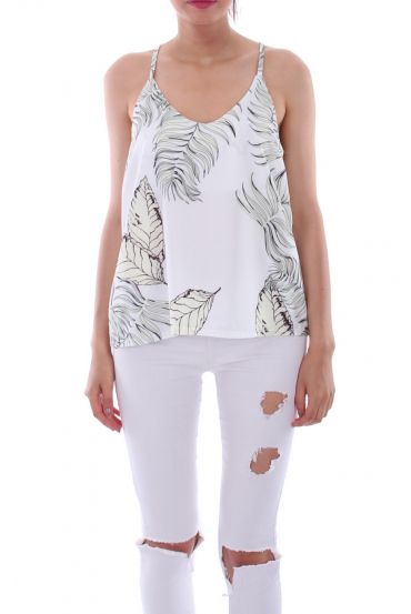 TOP PRINTS TROPICAL 0121 WHITE