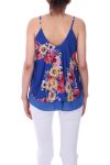 TOP IMPRIME FLORAL 0125 ROYAL