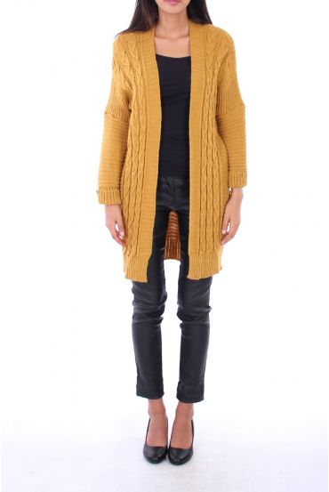 VEST MOHAIR COTELE 0125 MUSTARD