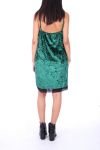 DRESS VELOUR 0129 GREEN