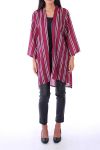 KIMONO SATIN 0135 BORDEAUX