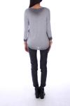 PULL TETE DE MORT 0138 GRIS