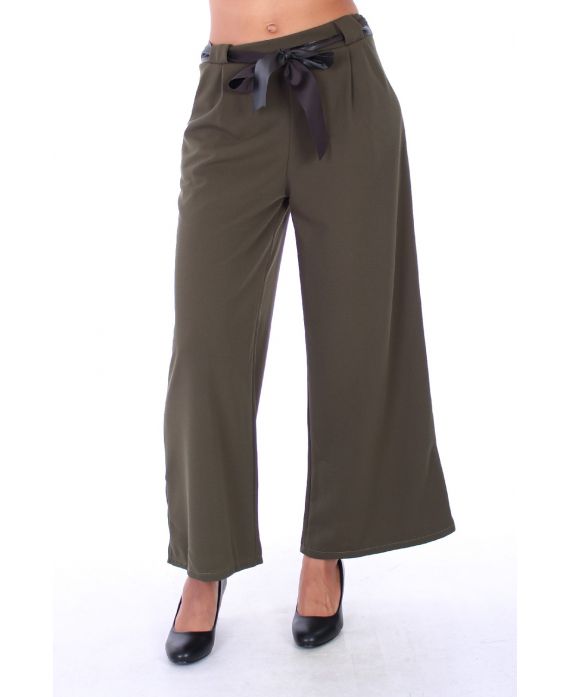 PANTALON LARGE 0142 VERT