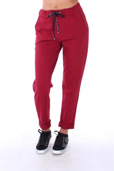 PANTALON DECONTRACTE 0143 BORDEAUX