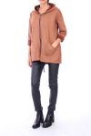 MANTEAU ZIPPE 0116 CAMEL