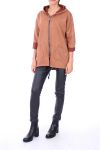 MANTEAU ZIPPE 0116 CAMEL