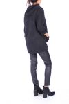 CAPPOTTO CERNIERE 0116 NERO