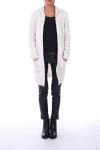 GILET LONG A CAPUCHE 0148 BEIGE