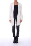 VEST LONG HOODED 0148 BEIGE