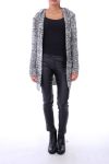 GILET LONG A CAPUCHE 0148 VERT