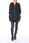 VESTE ZIPEE CAMPANA 0150 NEGRO