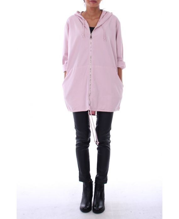 JACKE ZIPEE KAPUZE 0150 PINK