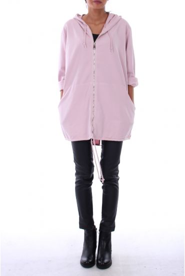 VESTE ZIPEE KAP 0150 ROZE