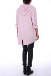 JACKE ZIPEE KAPUZE 0150 PINK