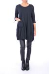 TUNIC POCKET 0137 BLACK