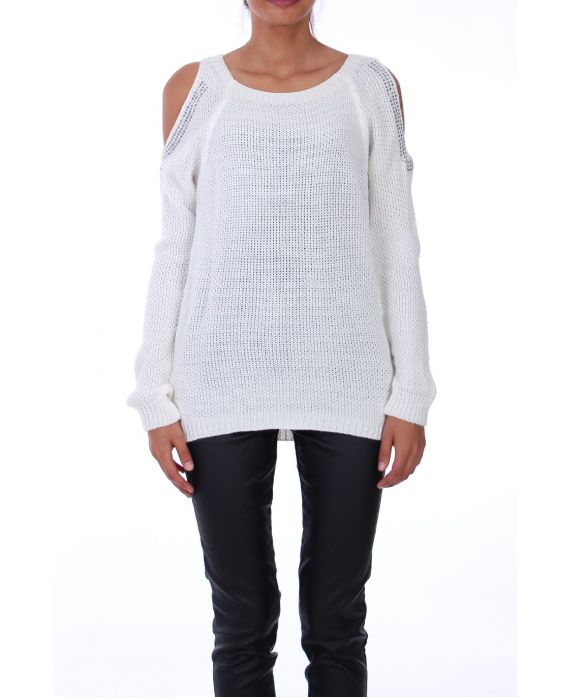 PULL STRASS MOHAIR 0122 BLANC