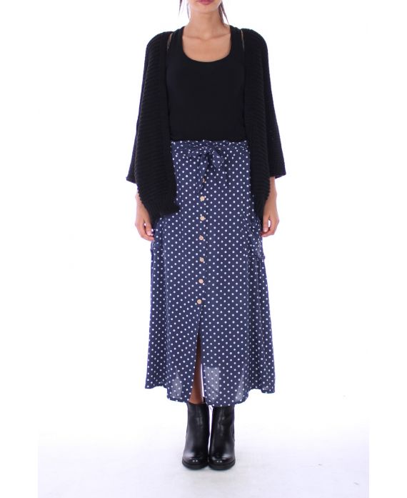 LONG SKIRT PEAS 0130 NAVY