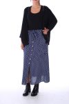 LONG SKIRT PEAS 0130 NAVY