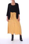 LONG SKIRT PEAS 0130 MUSTARD