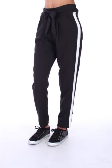 BROEK, X-BAND 4 S-M-L-XL 0187 ZWART