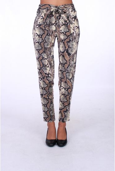 PANTALON REPTILE X 4 S-M-L-XL 0204 BEIGE