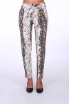 PANTALON REPTILE X 4 S-M-L-XL 0193 BEIGE