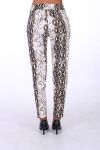 PANTALON REPTILE X 4 S-M-L-XL 0193 BEIGE