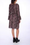 DRESS 0208 ZEBRE CHOCOLATE