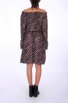 KLEID 0208 ZEBRE SCHOKOLADE