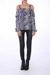 TOP SHOULDERS OPEN 0211 ZEBRE