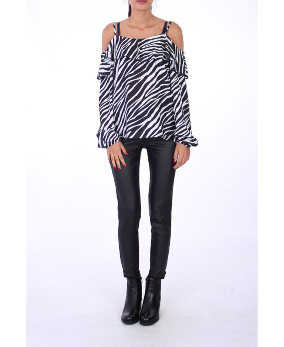 TOP SHOULDERS OPEN 0211 ZEBRE