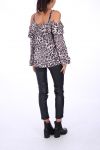 TOP OTWARTE RAMIONA LEOPARD