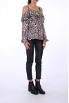 TOP SPALLE APRIRE LEOPARD