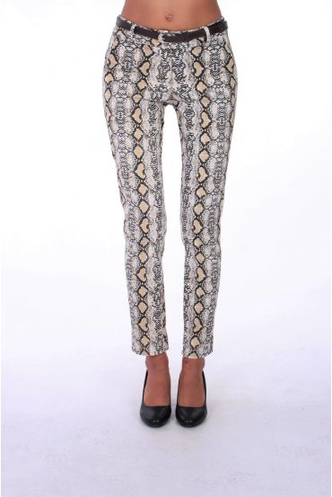 BROEK REPTIEL X 4 S-M-L-XL 0223 BEIGE