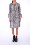 DRESS PRINTED REPTILE 0218 BEIGE