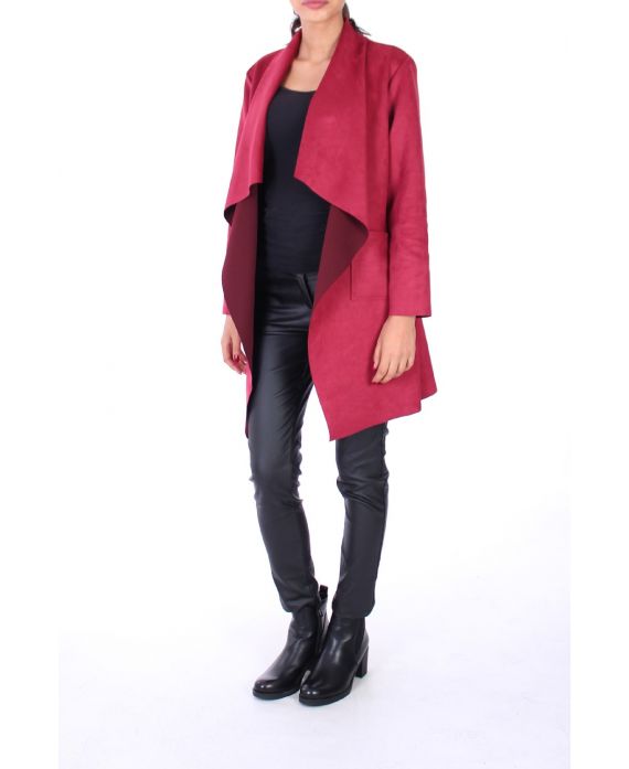 COAT NUBUCK 0231 BORDEAUX