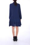 NECKLINE DRESS HAS BUILD 0216 NAVY