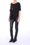TUNIQUE + COLLIER 0215 NOIR