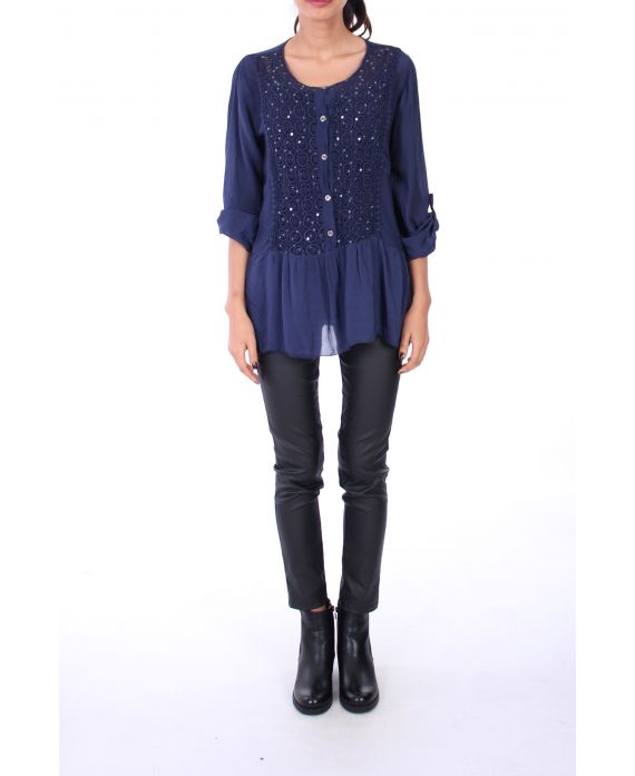 TUNIC 2 PIECES SEQUINS 0237 NAVY