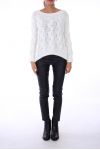 PULLOVER BUTTON SOFT 0241 WHITE