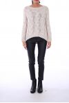 PULLOVER BUTTON SOFT 0241 BEIGE