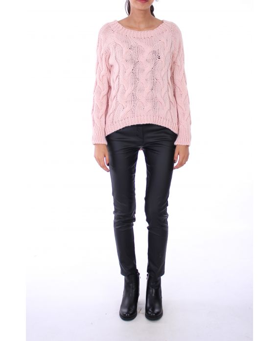 PULLOVER KNOP ZACHTE 0241 ROSE