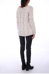 PULLOVER BUTTON SOFT 0241 BEIGE