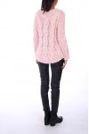 PULLOVER BUTTON SOFT 0241 ROSE