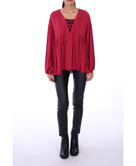 TUNIC BOHEME 0255 BORDEAUX