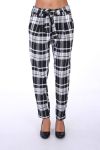 PANTS X 4 TILES S M L XL 0266 BLACK