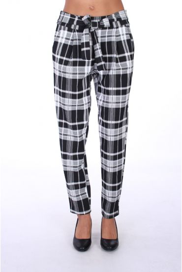 PANTALONES X 4 AZULEJOS S M L XL 0266 NEGRO