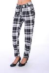 PANTALON X 4 CARREAUX S M L XL 0266 NOIR