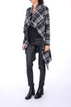 VEST / JACKET PLAID 0273 BLACK