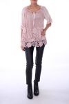 TUNIC SILK LACE 0275 PINK